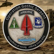 Task Force Ranger Operation Gothic Serpent Shughart Gordon Challenge Coin RARE picture
