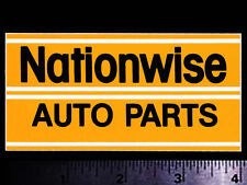 NATIONWISE Auto Parts - Original Vintage 1970's Racing Decal/Sticker picture