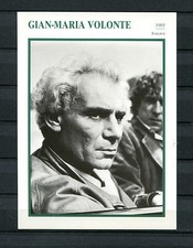 Star Card Gian Maria Volonte - Italy 1985 (ST5) picture