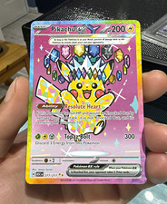Pokémon TCG Pikachu ex 277/217 | SMALL DAMAGE DOT ON HOLO BOARDER picture