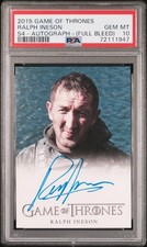 2015 GAME OF THRONES SEASON 4-AUTOGRAPH RALPH INESON (FULL BLEED) PSA 10 picture