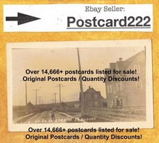 X Canada PQ Quebec St Saint Honore 1908-29 antique RPPC postcard Buildings picture