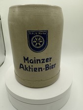 Vintage MAB Mainzer Aktien-Bier Stoneware Mug – Rare Collectible picture