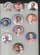 2012 Republican pin  10 pinback ROMNEY + 9 Draft or Also ALSO RAN pinback picture