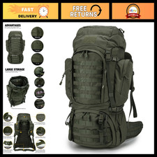 60L Military Internal Frame Backpack, Waterproof Hiking Rucksack, Outdoor Gear picture
