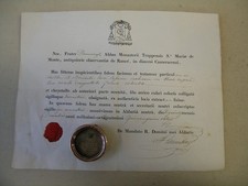 Relquary relic Saint Bernard of Corleone (Capuchin lay-brother) healing animals picture