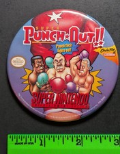 Vintage 1994 Nintendo Punch-Out Pinback Pin picture