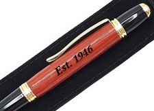 80th Birthday Gift For 80 Year Old Present Est. 1946 Engraved Pen picture