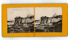 Italy, Naples, Temple of Venus and Castle of Baia, ca.1900, Stereo print d& picture