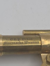 Polish navy WW2 ORP Orkan brass telescope, compass in working order 6 inch picture