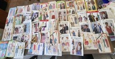 Lot Of 47 Vintage Sewing Patterns Womens Clothing Misses picture