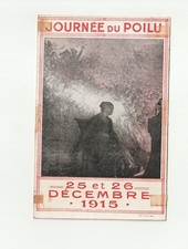 1915 Day of the Hairy 25-26 December Patriotic Card WW1 War 14-18 picture