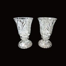 Vintage Royal Limited 2 Way Hurricane Candle Holder 24% Lead Crystal Poland picture