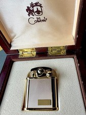 RARE Colibri 1928 Ltd Edition Gold Lighter #704 W/ Wood Box & COA Guilloche NEW picture