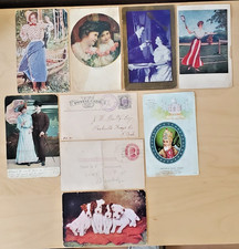 12 Miscellaneous ATQ Postcards, 1880 to 1946, and More - ROSS16  picture