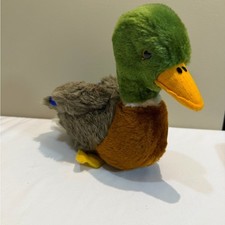 Vintage 1982 R. Dakin & Co Colorful Mallard Duck Plush Stuffed Toy Korea RARE picture