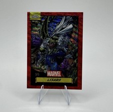 2024 Topps Chrome Marvel Lizard Red Wave Refractor #/5 picture