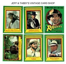 1981 TOPPS RAIDERS OF THE LOST ARK TRADING CARDS see scans picture