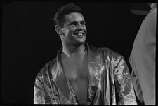 Photo:TV Wrestling 1950s Smiling Wrestler Satin Robe Portrait picture