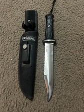 Wartech USA Military Blade 440 Stainless Steel Knife w/ Sheath picture