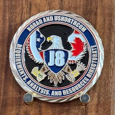 NORAD USNORTHCOM J8 USAF SES Senior Executive Service Challenge Coin W#29 picture