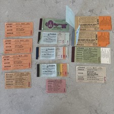 Large Lot Of 22 Vintage Disneyland Admission & Ride Tickets A B C D E Lincoln picture