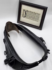 Ultra Rare Antique 19th C Drop Down Firefighting Station Clip On Horse Harness. picture
