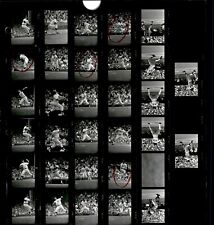 LD323 '71 Original Contact Sheet Photo FRED SCHERMAN TIGERS - TWINS LEO CARDENAS picture