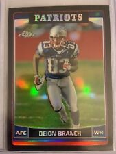 DEION BRANCH 090/199 Black Refractor 2006 TOPPS CHROME Patriots #104 picture