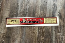 Johnson Sea Horse 3 decal 1929- Red White Black Gold A-45 3 HP outboard engine picture