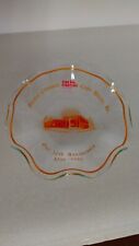 Vtg Greater Cleveland Credit Union Bank Fire Fighters Souvenir Trinket Dish 1986 picture