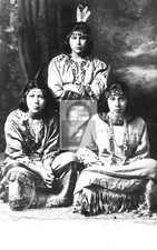 Penobscot Indian Girls Old Town Maine ME - Reprint picture