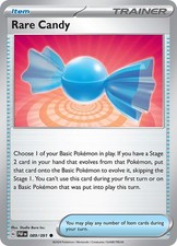 PAF Rare Candy Reverse Holofoil 089/091 C NM picture