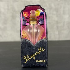 Vintage 1937 Schiaparelli Shocking Perfume Bottle France Original Leather Case picture