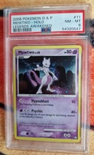 *SWIRL* Mewtwo Lv.42 Legends Awakened Holo 11/146 PSA 8 picture