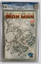 Iron Man 1 * Invincible Iron Man 1 (1J) Quesada WW Philly Variant CGC 9.8 2008 picture