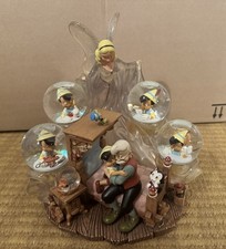 Disney Auctions Exclusive Pinocchio Fairy Multi Ball Snowglobe Rare Artist proof picture