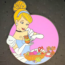Disney Fantasy Cinderella Pin - Cinderella with Gus & Jaq Mice and Sewing Basket picture