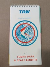 1971 TRW APOLLO 15 PRESS FLIGHT NOTE PAD - SCOTT - WORDEN - IRWIN picture