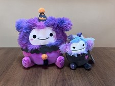 Squishmallows 8” Woxie Halloween Bigfoot Plush New Nwt Clown 5” Frumpy Set picture