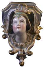 Antique 19thC Paris Porcelain Wall Shelf Bracket Unit Console France French picture