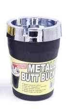 😎 2 x SILVER BUTT BUCKET ASHTRAY 💛💚💜 CAR CUP HOLDER PORTABLE 
