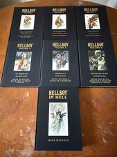 Hellboy Library Edition Vol 1-6 + Hellboy in Hell HC Complete 7 Book Set picture