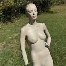 Female Mannequin Full Body Sculpted Blonde Hair Italy Art Deco Style No Stand picture