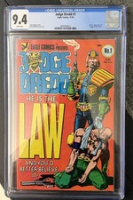 Judge Dredd #1 CGC 9.4 picture