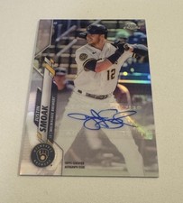 JUSTIN SMOAK 2020 Topps Chrome Update Auto #USA-JSM picture