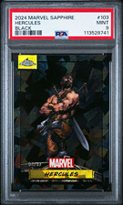 Topps 2024 Marvel chrome Sapphire #103 Hercules Black 04/10 PSA 9 picture