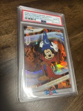 2025 TOPPS CHROME DISNEY MICKEY MOUSE INCINERATOR LAVA REFRACTOR 11/15 PSA 10 π₯ picture