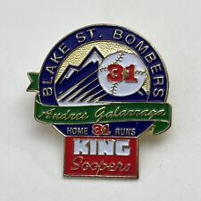 Andres Galarraga Colorado Rockies 1996 Blake St. Bombers Coors Field Lapel Pin picture