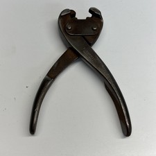 Vintage C.S. Osborne Upholstery Crimping Pliers Clinching Tool USA picture
